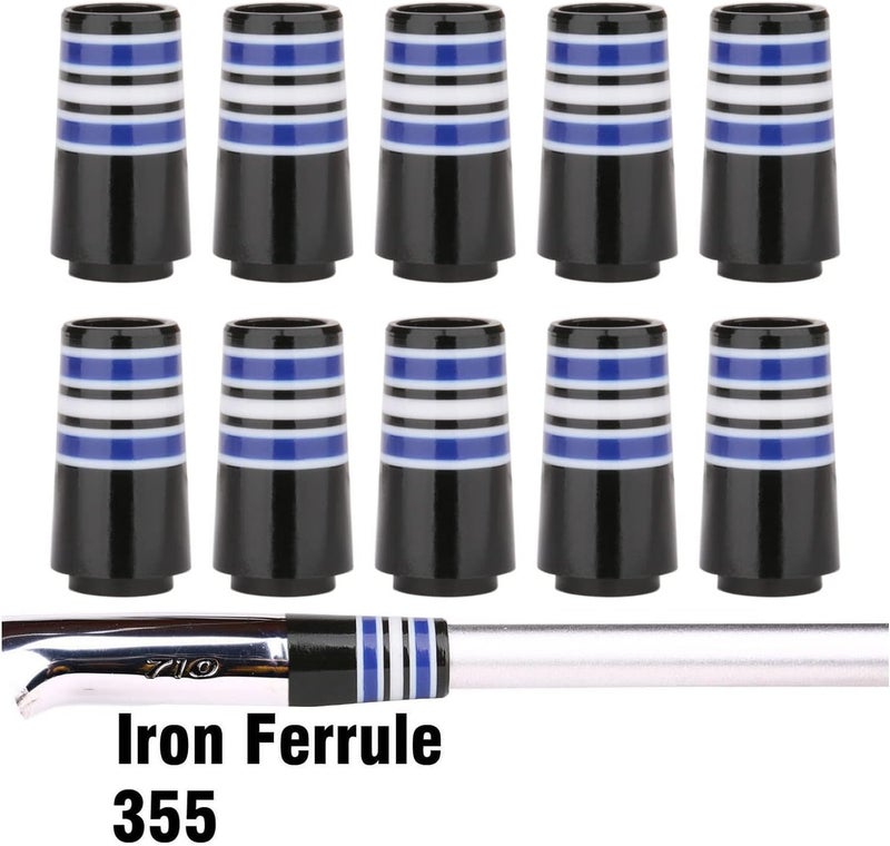 Golf Builder 10pcs Custom Tip .355 Golf Ferrules for Taper Tip Iron Wedge - Image 3
